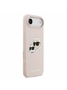 Karl Lagerfeld Karl Lagerfeld Liquid Silicone Double Heads MagSafe Stražnja Maska za iPhone Air Pink