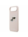 Karl Lagerfeld Karl Lagerfeld Liquid Silicone Double Heads MagSafe Stražnja Maska za iPhone Air Pink
