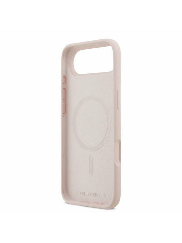 Karl Lagerfeld Karl Lagerfeld Liquid Silicone Double Heads MagSafe Stražnja Maska za iPhone Air Pink