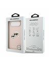 Karl Lagerfeld Karl Lagerfeld Liquid Silicone Double Heads MagSafe Stražnja Maska za iPhone Air Pink