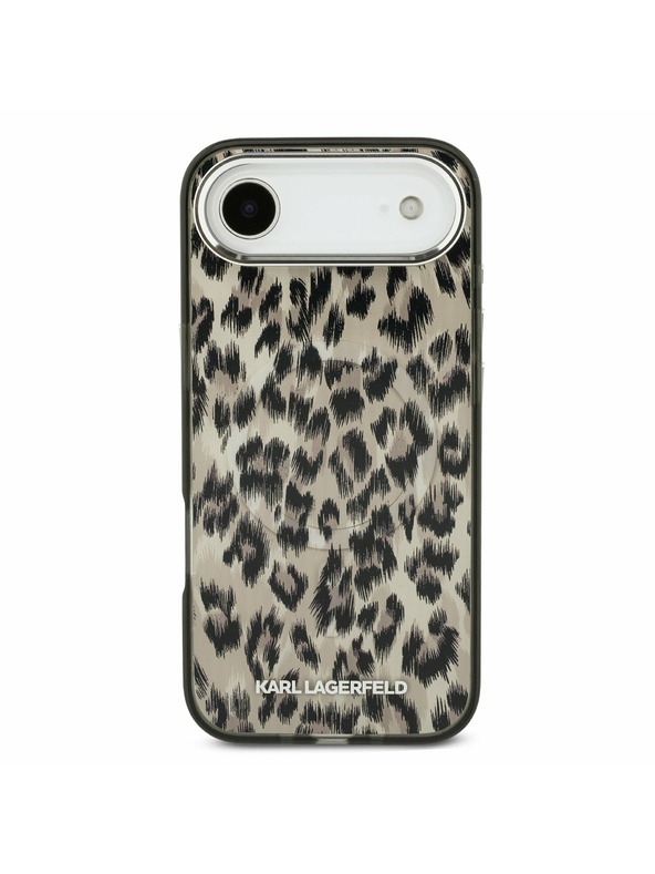 Karl Lagerfeld Karl Lagerfeld IML Leopard MagSafe Stražnja Maska za iPhone Air Brown