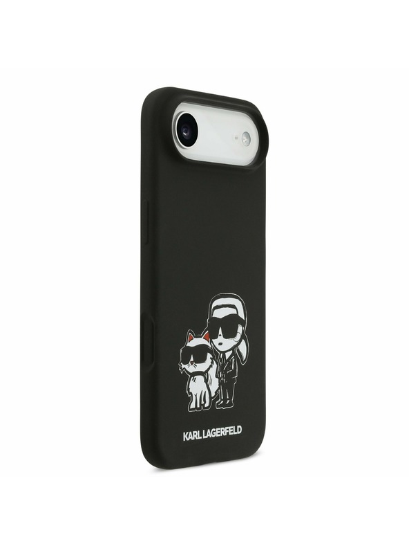 Karl Lagerfeld Karl Lagerfeld Liquid Silicone K&CH Sketch MagSafe Stražnja Maska za iPhone Air Black