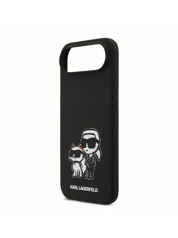 Karl Lagerfeld Karl Lagerfeld Liquid Silicone K&CH Sketch MagSafe Stražnja Maska za iPhone Air Black