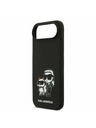 Karl Lagerfeld Karl Lagerfeld Liquid Silicone K&CH Sketch MagSafe Stražnja Maska za iPhone Air Black