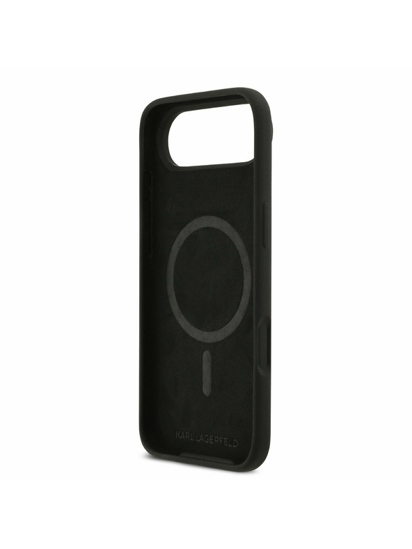 Karl Lagerfeld Karl Lagerfeld Liquid Silicone K&CH Sketch MagSafe Stražnja Maska za iPhone Air Black