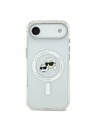 Karl Lagerfeld Karl Lagerfeld IML K&CH Heads Metal Frame MagSafe Stražnja Maska za iPhone Air Transparent