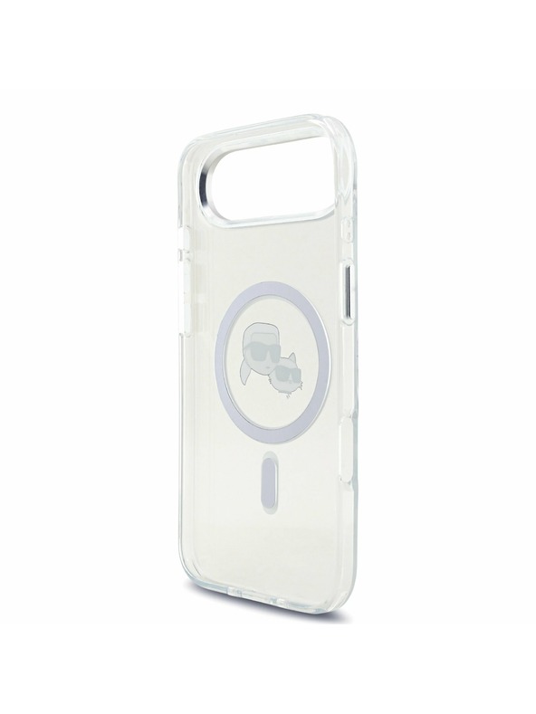 Karl Lagerfeld Karl Lagerfeld IML K&CH Heads Metal Frame MagSafe Stražnja Maska za iPhone Air Transparent