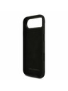 Karl Lagerfeld Karl Lagerfeld Liquid Silicone Metal Ikonik Stražnja Maska za iPhone Air Black
