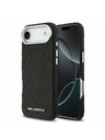 Karl Lagerfeld Karl Lagerfeld Grained PU Repeated Logo MagSafe Stražnji Poklopac za iPhone Air Black