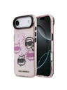 Karl Lagerfeld Karl Lagerfeld IML Multi K&CH Heads Stražnji Poklopac za iPhone Air Pink