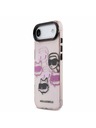 Karl Lagerfeld Karl Lagerfeld IML Multi K&CH Heads Stražnji Poklopac za iPhone Air Pink