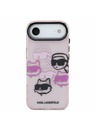 Karl Lagerfeld Karl Lagerfeld IML Multi K&CH Heads Stražnji Poklopac za iPhone Air Pink