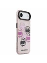 Karl Lagerfeld Karl Lagerfeld IML Multi K&CH Heads Stražnji Poklopac za iPhone Air Pink