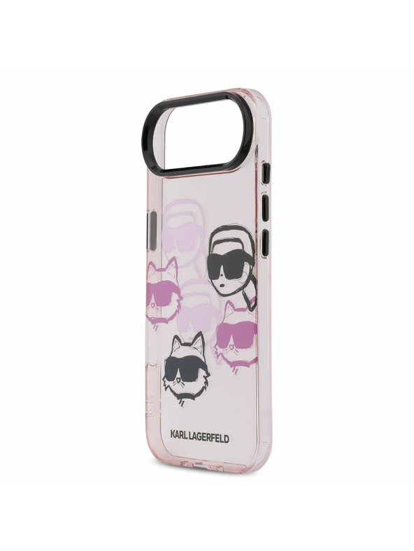 Karl Lagerfeld Karl Lagerfeld IML Multi K&CH Heads Stražnji Poklopac za iPhone Air Pink