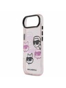 Karl Lagerfeld Karl Lagerfeld IML Multi K&CH Heads Stražnji Poklopac za iPhone Air Pink