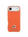 Karl Lagerfeld Karl Lagerfeld PU Karl and Choupette Heads Pins MagSafe Stražnji Poklopac za iPhone Air Orange