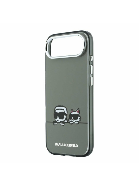 Karl Lagerfeld Karl Lagerfeld IML K&CH Heads Logo MagSafe Stražnji Poklopac za iPhone Air Black