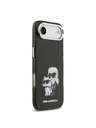 Karl Lagerfeld Karl Lagerfeld IML Aquarelle Karl and Choupette Stražnji Poklopac za iPhone Air Black