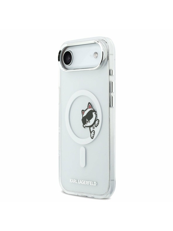 Karl Lagerfeld Karl Lagerfeld IML Choupette Peekaboo MagSafe Stražnji Poklopac za iPhone Air Transparent
