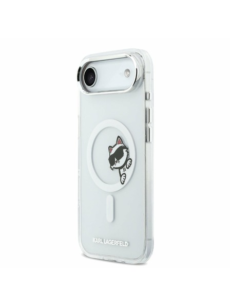 Karl Lagerfeld Karl Lagerfeld IML Choupette Peekaboo MagSafe Stražnji Poklopac za iPhone Air Transparent