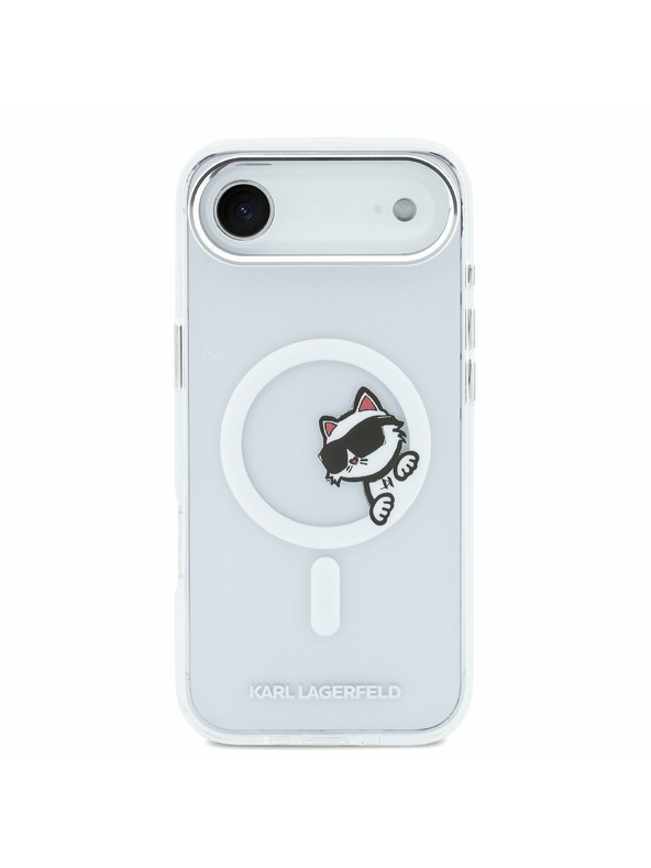 Karl Lagerfeld Karl Lagerfeld IML Choupette Peekaboo MagSafe Stražnji Poklopac za iPhone Air Transparent