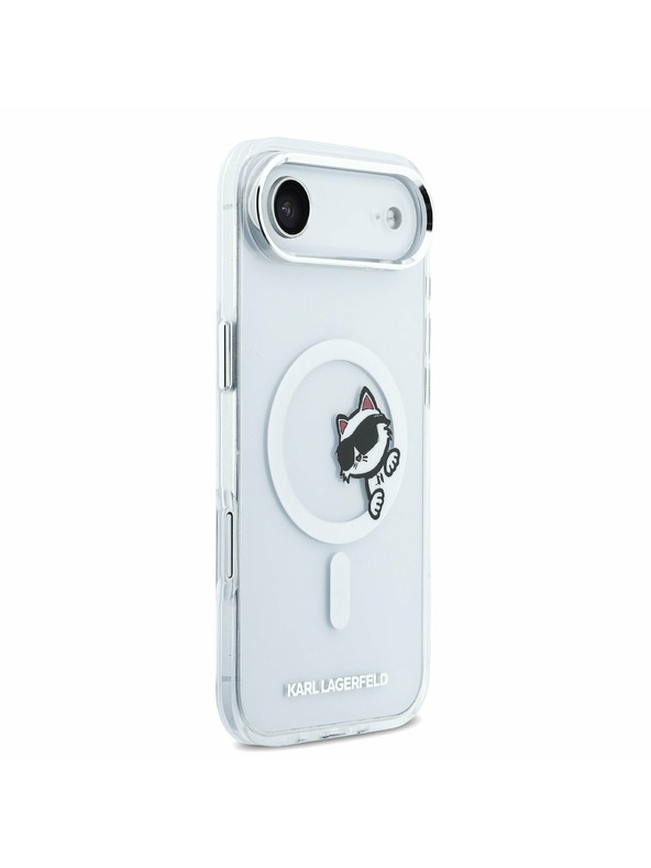 Karl Lagerfeld Karl Lagerfeld IML Choupette Peekaboo MagSafe Stražnji Poklopac za iPhone Air Transparent