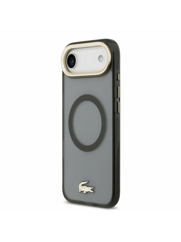 Lacoste Lacoste PC/TPU Frosted Finish Gold Logo MagSafe Stražnji Poklopac za iPhone Air Black