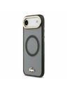 Lacoste Lacoste PC/TPU Frosted Finish Gold Logo MagSafe Stražnji Poklopac za iPhone Air Black