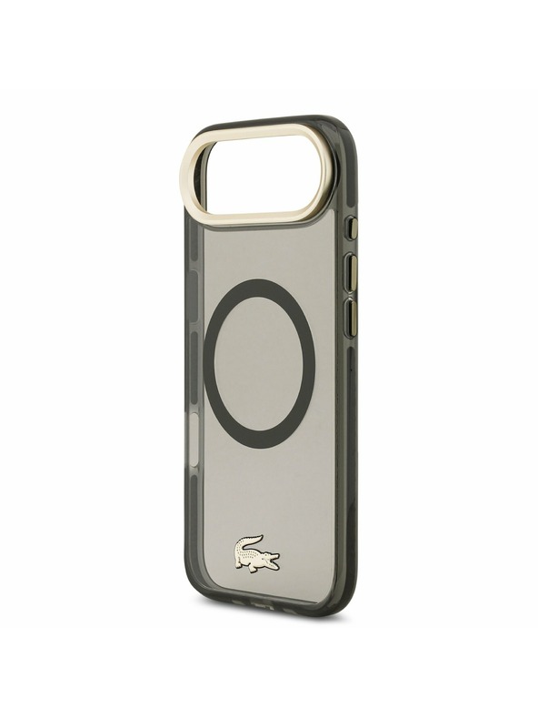 Lacoste Lacoste PC/TPU Frosted Finish Gold Logo MagSafe Stražnji Poklopac za iPhone Air Black