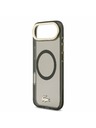 Lacoste Lacoste PC/TPU Frosted Finish Gold Logo MagSafe Stražnji Poklopac za iPhone Air Black
