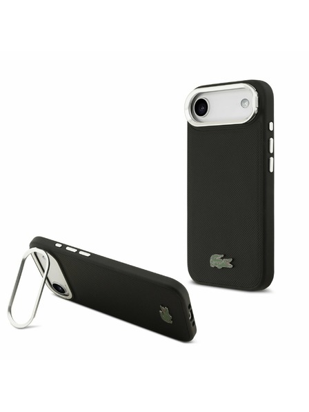 Lacoste Lacoste Iconic Petit Pique Camera Stand MagSafe Stražnji Poklopac za iPhone Air Black