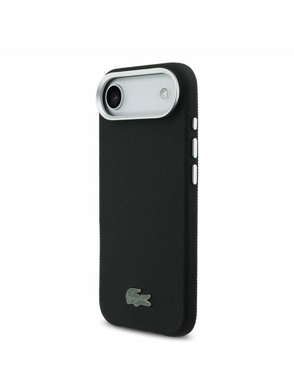 Lacoste Lacoste Iconic Petit Pique Metal Logo MagSafe Stražnji Poklopac za iPhone Air Black