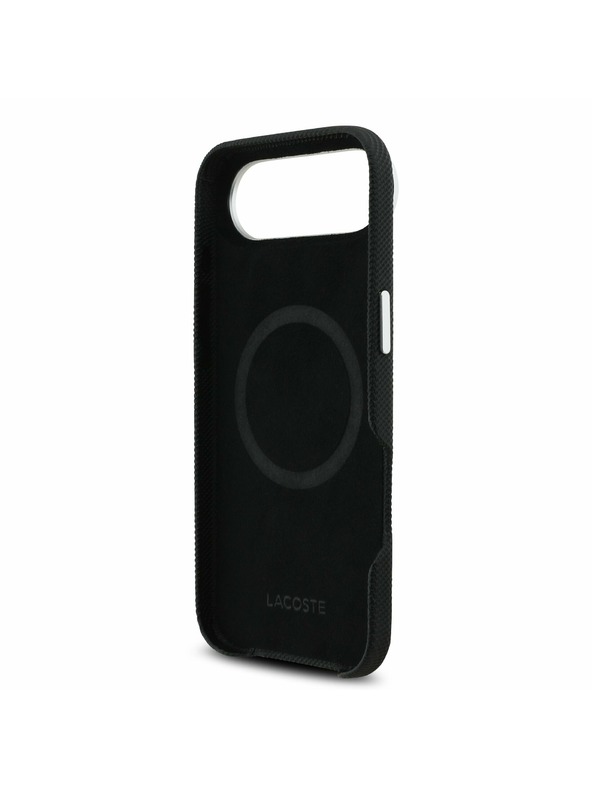 Lacoste Lacoste Iconic Petit Pique Metal Logo MagSafe Stražnji Poklopac za iPhone Air Black