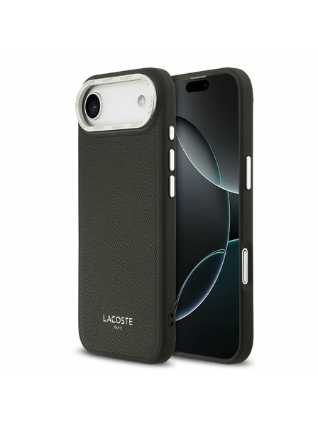 Lacoste Lacoste PU Leather Champs Elysees MagSafe Stražnji Poklopac za iPhone Air Black