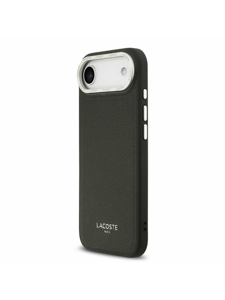 Lacoste Lacoste PU Leather Champs Elysees MagSafe Stražnji Poklopac za iPhone Air Black