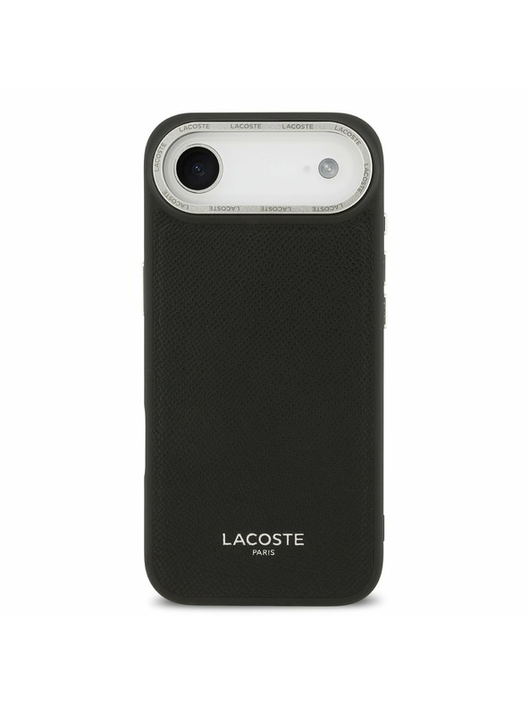 Lacoste Lacoste PU Leather Champs Elysees MagSafe Stražnji Poklopac za iPhone Air Black