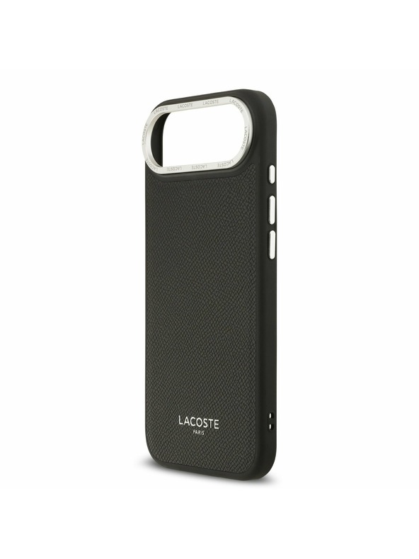 Lacoste Lacoste PU Leather Champs Elysees MagSafe Stražnji Poklopac za iPhone Air Black