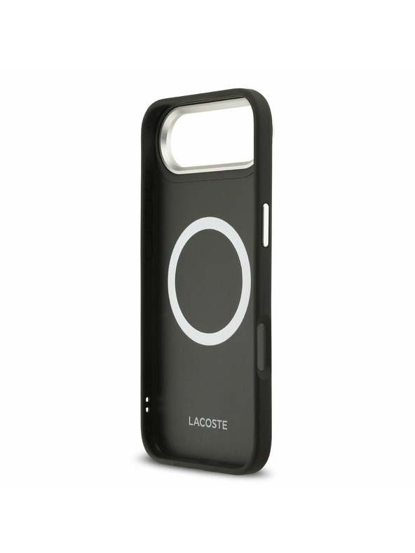 Lacoste Lacoste PU Leather Champs Elysees MagSafe Stražnji Poklopac za iPhone Air Black