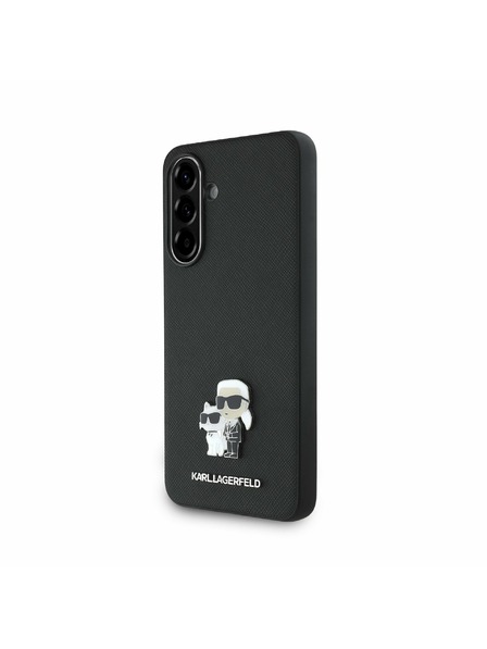 Karl Lagerfeld Karl Lagerfeld PU Saffiano Metal Karl and Choupette Stražnji Poklopac za Samsung Galaxy A36 Black