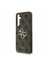 Guess Guess PU 4G Metal Logo Stražnji Poklopac za Samsung Galaxy A55 5G Brown
