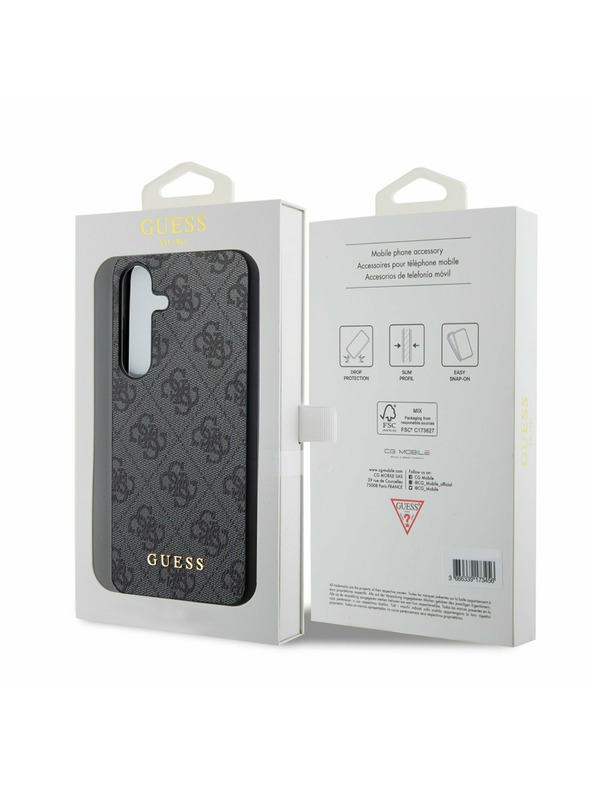 Guess Guess 4G Stražnji Poklopac za Samsung Galaxy S24 Black