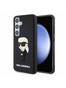 Karl Lagerfeld Karl Lagerfeld 3D Rubber Ikonik Stražnji Poklopac za Samsung Galaxy S24 Black