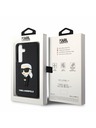 Karl Lagerfeld Karl Lagerfeld 3D Rubber Ikonik Stražnji Poklopac za Samsung Galaxy S24 Black