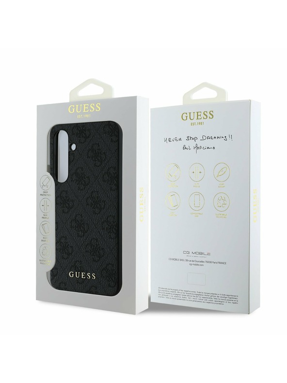 Guess Guess 4G Stražnji Poklopac za Samsung Galaxy S24 FE Grey