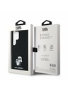 Karl Lagerfeld Karl Lagerfeld Tekući Silikon Metal Karl and Choupette Stražnji Zaštitni Poklopac za Samsung Galaxy S24 Ultra Crna