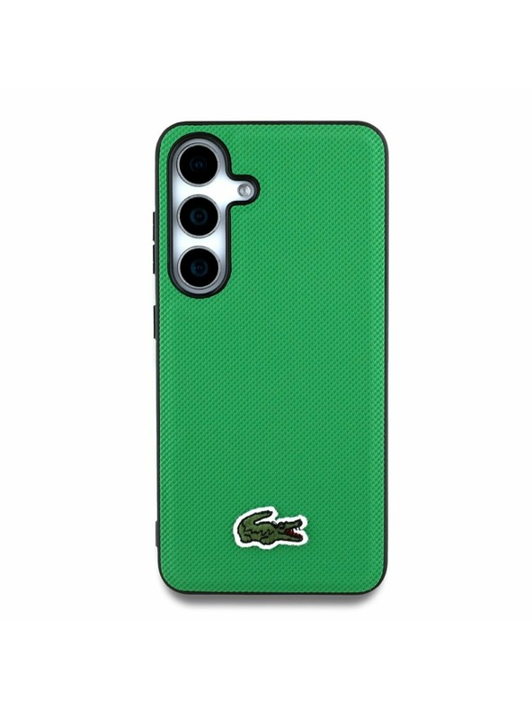Lacoste Lacoste Iconic Petit Pique Tkani Logo MagSafe Stražnji Zaštitni Poklopac za Samsung Galaxy S25 Zelena