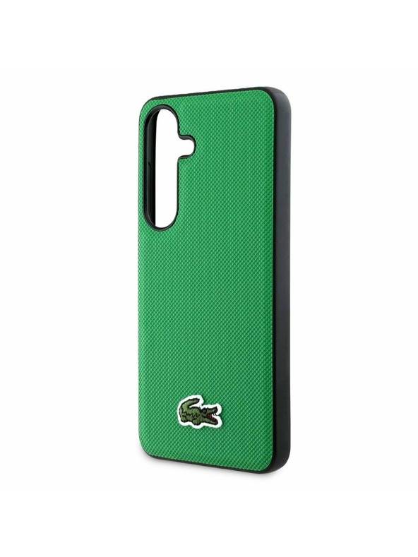 Lacoste Lacoste Iconic Petit Pique Tkani Logo MagSafe Stražnji Zaštitni Poklopac za Samsung Galaxy S25 Zelena