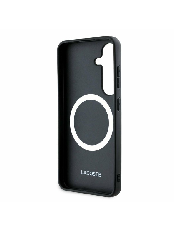 Lacoste Lacoste Iconic Petit Pique Tkani Logo MagSafe Stražnji Zaštitni Poklopac za Samsung Galaxy S25 Zelena