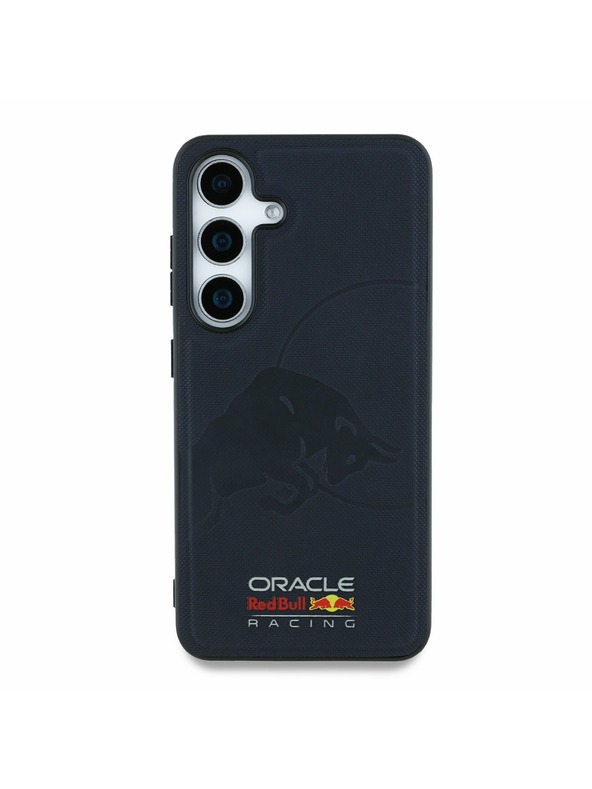 Red Bull Red Bull Kožna Mrežasta Utisnut Logo MagSafe Stražnji Zaštitni Poklopac za Samsung Galaxy S25 Mornarica