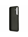 Guess Guess PU 4G Metal Logo Stražnji Zaštitni Poklopac za Samsung Galaxy S25 FE Siva